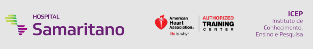Parceiros: Hospital Samaritano, American Heart Association, ICEP